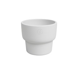 Cache-pot echo haut 17cm blanc de Artevasi - Vases et jardinières Déco dans Cache-pot et pot déco