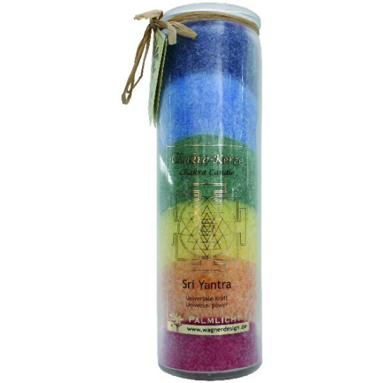 Bougie Chakra Sri Yantra - 7 Chakras de Herboristerie et Esotérisme à Libourne dans 💎 Bijoux et accessoires ésotériques