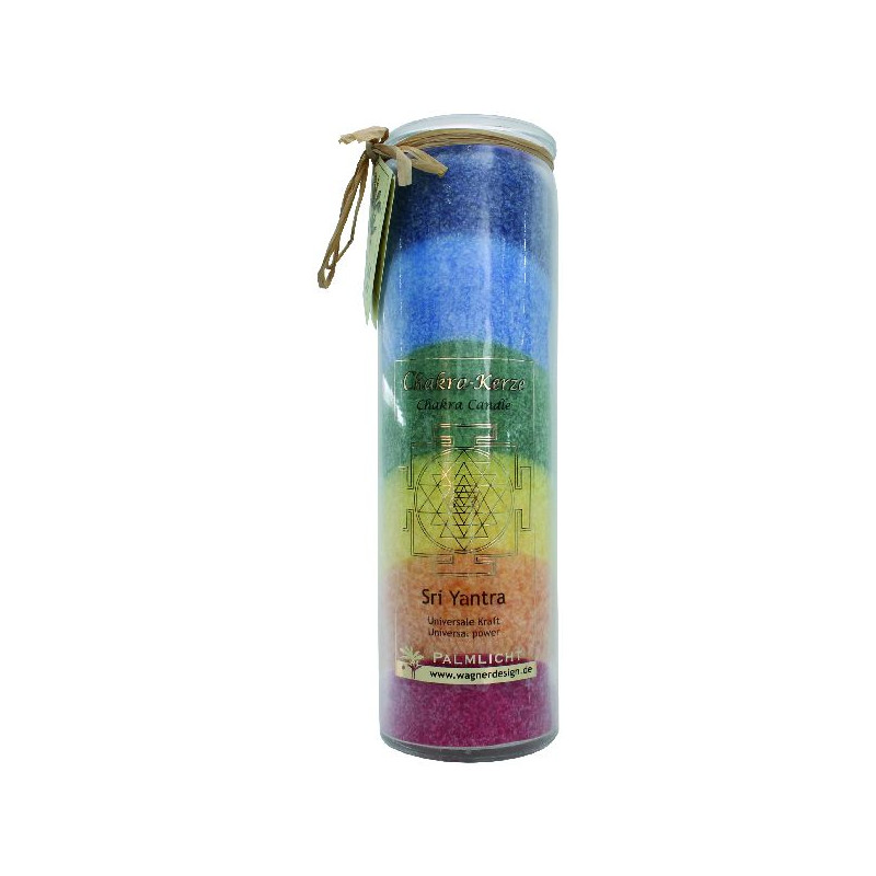 Bougie Chakra Sri Yantra - 7 Chakras de Herboristerie et Esotérisme à Libourne dans 💎 Bijoux et accessoires ésotériques