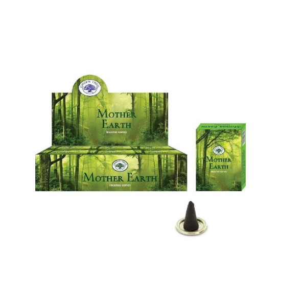 Encens Green Tree Mother Earth Cônes - 15 grs de Herboristerie et Esotérisme à Libourne dans Encens et accessoires