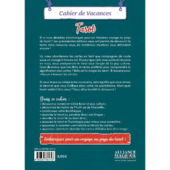 Tarot - Cahier de vacances de Herboristerie et Esotérisme à Libourne dans 🃏 Livres ésotériques, tarots, oracles