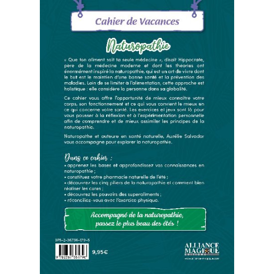 /Naturopathie - Cahier de vacances de Herboristerie et Esotérisme à Libourne dans 🃏 Livres ésotériques, tarots, oracles