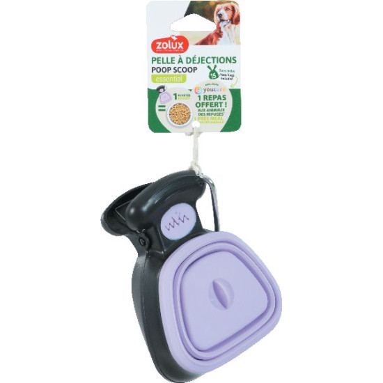 Pince poop scoop lila de Zolux - Produit pour animaux dans Soins et Hygiene pour chiens