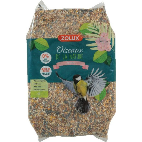 Graines pour oiseaux du jardin premium1 4kg de Zolux - Produit pour animaux dans Graines pour oiseaux