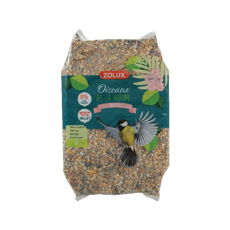 Graines pour oiseaux du jardin premium1 4kg de Zolux - Produit pour animaux dans Graines pour oiseaux