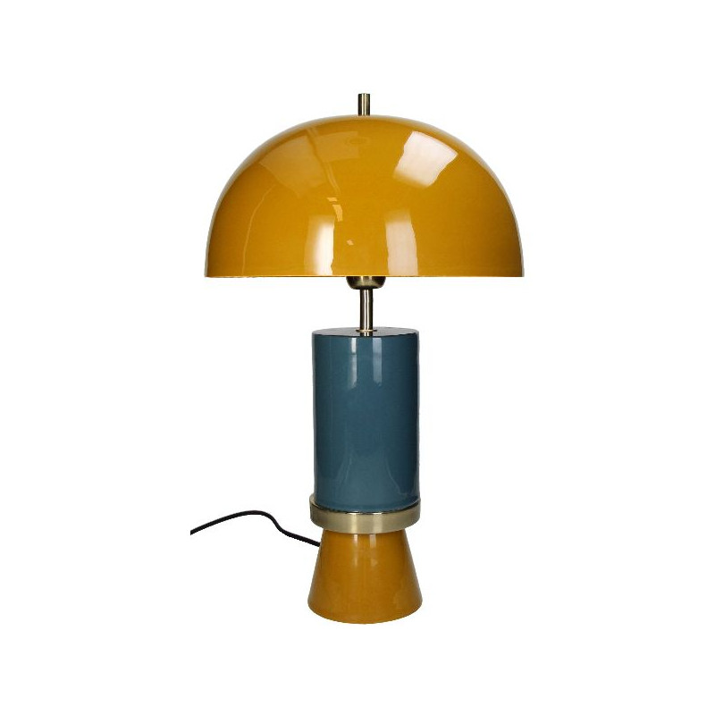 Lampe de table iron jaune 30x30x50cm de Jardinerie Bordeaux Libourne Gironde dans Eclairages - Luminaires - Lampes