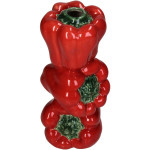 Vase poivron rouge 9.9x9.5x20.3cm de Jardinerie Bordeaux Libourne Gironde dans Vase