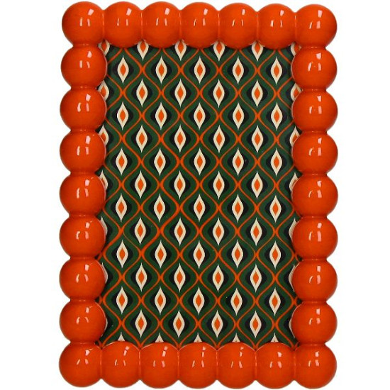 Bildershop-24 Cadre Photo Plastique Moderne 13x18 Cm Orange – Avec Support Et Verre Acrylique !