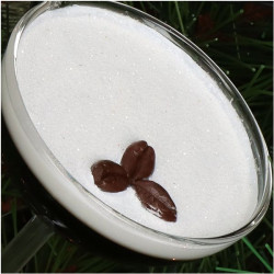 Ornement verre a expresso martini marron 8.9cm de Jardinerie Bordeaux Libourne Gironde dans Boule pour sapin de Noël