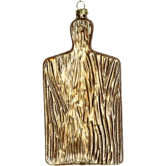 Ornement assiette charcuterie verre multi 16cm de Jardinerie Bordeaux Libourne Gironde dans Boule pour sapin de Noël