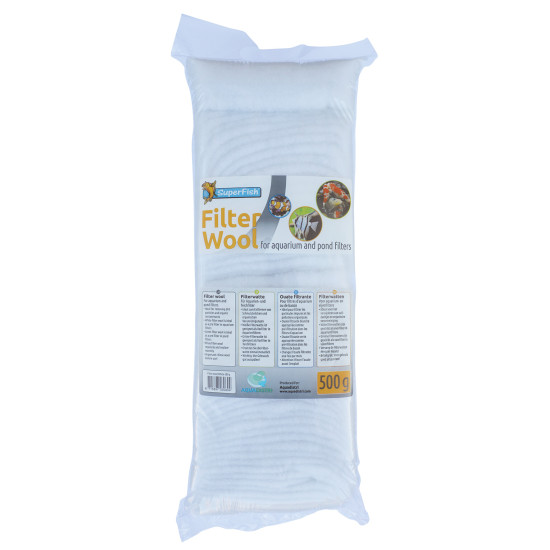 Ouate de filtration blanche 500 g de Superfish - Aquadistri - accessoires pour aquarium et bassin dans Produits de filtration...