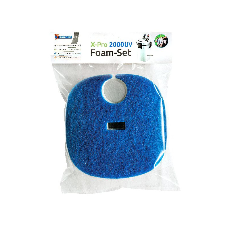 Mousses pour x pro 2000 uv 3x de Superfish - Aquadistri - accessoires pour aquarium et bassin dans Recharge Superfish Aquadis...
