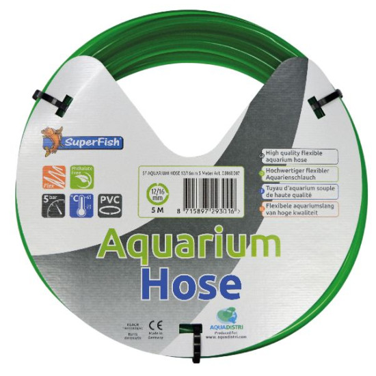 Tuyau aquarium 12/16 mm 5 m de Superfish - Aquadistri - accessoires pour aquarium et bassin dans Accessoires pour aquariums