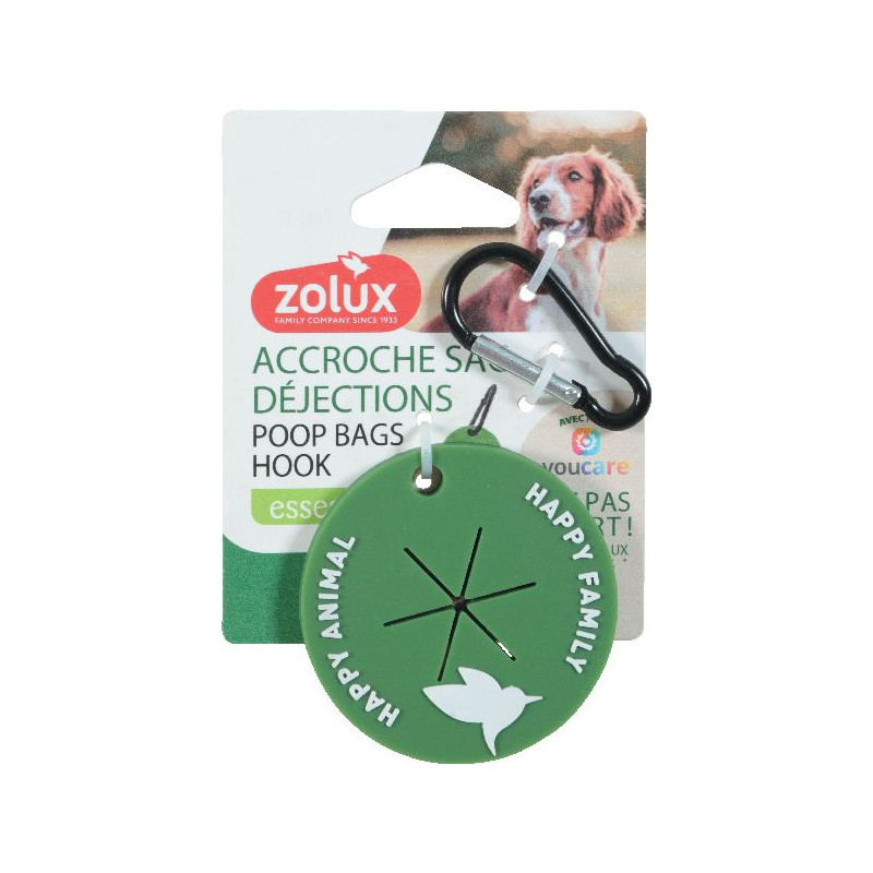 Accroche sac crotte kak de Zolux - Produit pour animaux dans Soins et Hygiene pour chiens