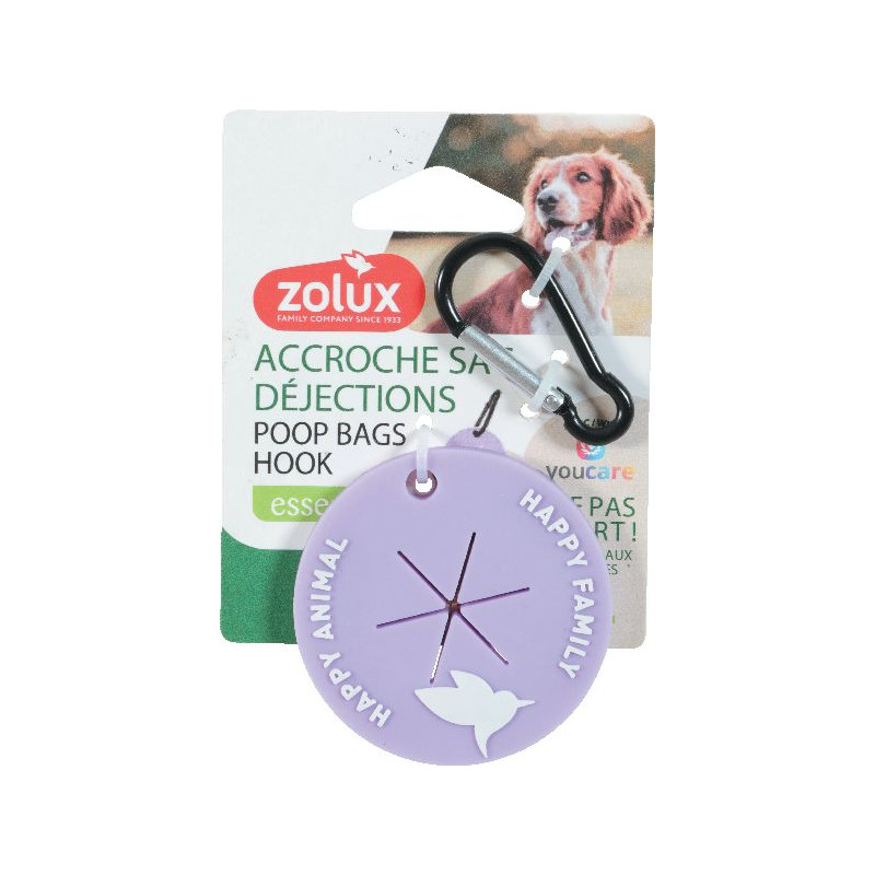 Accroche sac crotte lil de Zolux - Produit pour animaux dans Soins et Hygiene pour chiens