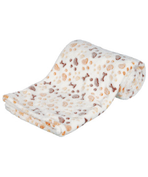 Couverture lingo 150x100 cm blanc/beige de Trixie - Produit pour animaux dans Paniere et coussin pour chiens