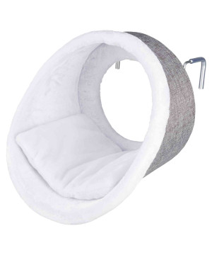 Abri douillet radiateur 38x34 cm blanc/gris de Trixie - Produit pour animaux dans Paniers et sacs pour chats