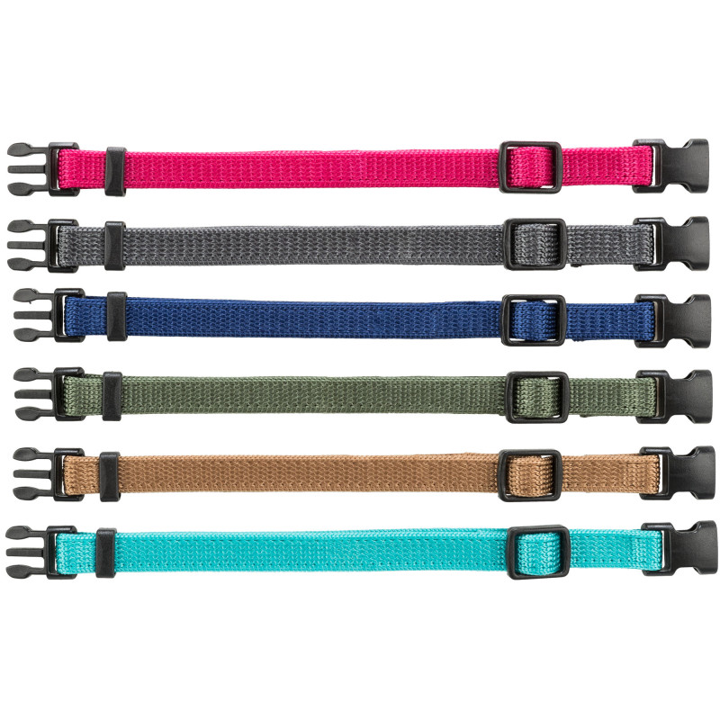6 colliers chiot s-m 17-25 cm/10 mm de Trixie - Produit pour animaux dans Colliers pour chien