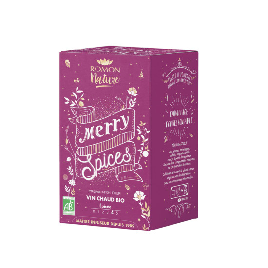 Tisane plaisir merry spices vin chaud 30.6 g de Herboristerie et Esotérisme à Libourne dans 🫖 Thés, tisanes et infusions
