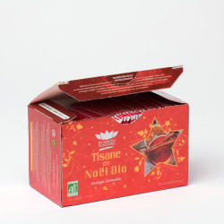 The de noel orange cannelle cube métal 48g de Herboristerie et Esotérisme à Libourne dans 🫖 Thés, tisanes et infusions