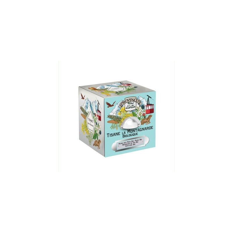 Cube metal la montagnarde 48 g de Provence d’antan dans 🫖 Thés, tisanes et infusions