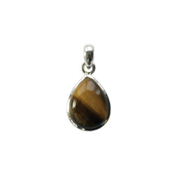 Pendentif oeil de tigre argent 925 forme goutte de Herboristerie et Esotérisme à Libourne dans 💎 Bijoux et accessoires ésotér...