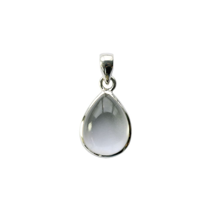 Pendentif cristal de roche argent 925 goutte de Herboristerie et Esotérisme à Libourne dans 💎 Bijoux et accessoires ésotériques