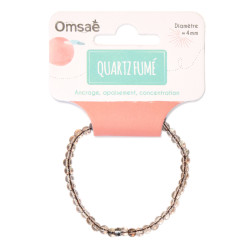 Bracelet quartz fume perles rondes 4 mm de Herboristerie et Esotérisme à Libourne dans 💎 Bijoux et accessoires ésotériques