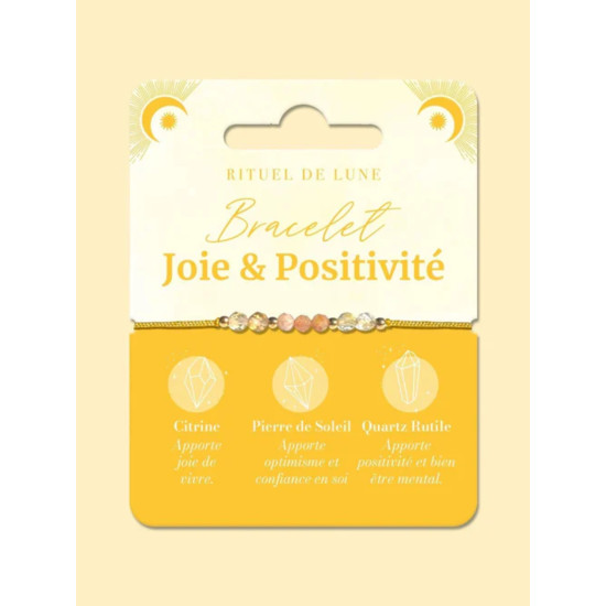Bracelet intention - joie & positivite de Herboristerie et Esotérisme à Libourne dans 💎 Bijoux et accessoires ésotériques