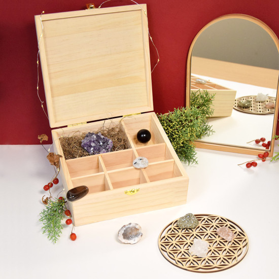 Coffret pierres et cristaux de Herboristerie et Esotérisme à Libourne dans 💎 Bijoux et accessoires ésotériques