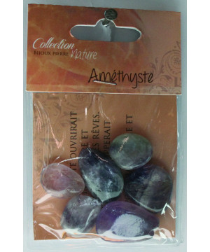 Sachet pierres roulees - amethyste de Herboristerie et Esotérisme à Libourne dans 💎 Bijoux et accessoires ésotériques