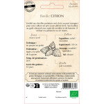 Basilic citron bio - ferme sainte marthe de La Ferme de Sainte Marthe - Graines BIO dans Graines de Basilic