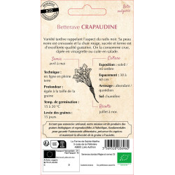 Betterave potagere crapaudine bio - sainte marth de La Ferme de Sainte Marthe - Graines BIO dans Graines de Betterave