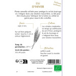 Ble d´hiver bio - ferme sainte marthe de La Ferme de Sainte Marthe - Graines BIO dans Graines de Jachere fleurie