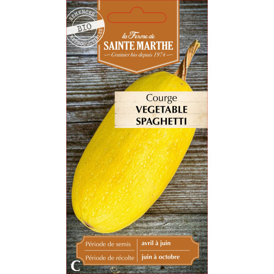 Courgette vegetable spaghetti bio - sainte marth de La Ferme de Sainte Marthe - Graines BIO dans Graines de Courgette - Courge
