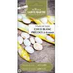 Haricot coco blanc precoce -sainte marthe de La Ferme de Sainte Marthe - Graines BIO dans Graines de Haricot
