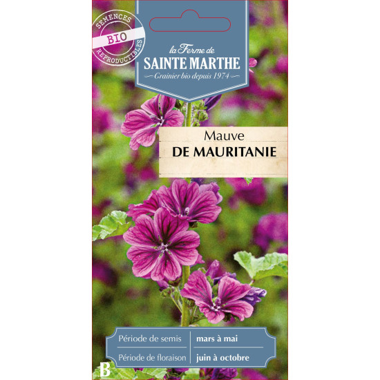 Mauve de mauritanie bio - ferme sainte marthe de La Ferme de Sainte Marthe - Graines BIO dans Graines de fleurs en M