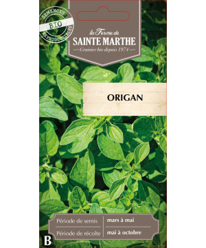 Origan bio - ferme sainte marthe de La Ferme de Sainte Marthe - Graines BIO dans Graines d'autres aromatiques