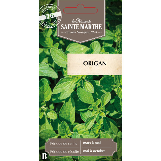 Origan bio - ferme sainte marthe de La Ferme de Sainte Marthe - Graines BIO dans Graines d'autres aromatiques