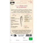 Panais 1/2 long de guernesey bio - sainte marthe de La Ferme de Sainte Marthe - Graines BIO dans Oignon - Ail - echalote à semer