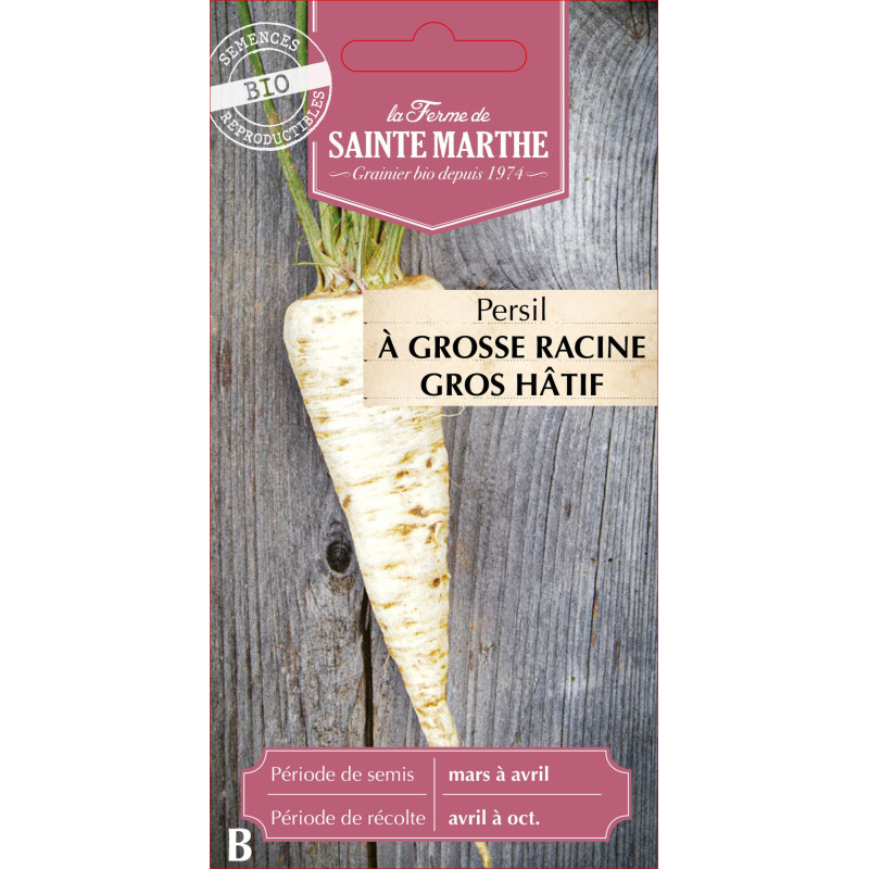 Persil a grosses racines bio -ferme sainte marth de La Ferme de Sainte Marthe - Graines BIO dans Graines de Persil