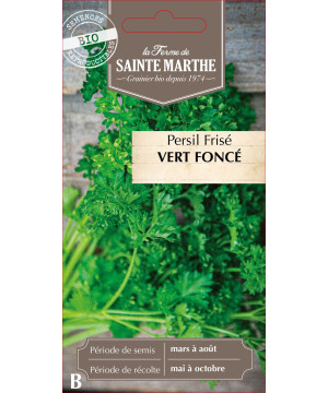 Persil frise vert fonce bio -ferme sainte marthe de La Ferme de Sainte Marthe - Graines BIO dans Graines de Persil
