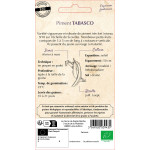 Piment tabasco bio - ferme sainte marthe de La Ferme de Sainte Marthe - Graines BIO dans Graines de Piment