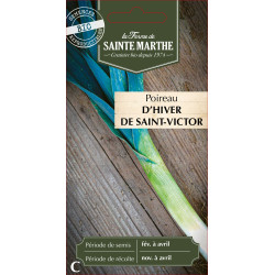 Poireau d'hiver de saint victor -sainte marthe de La Ferme de Sainte Marthe - Graines BIO dans Graines de Poireau