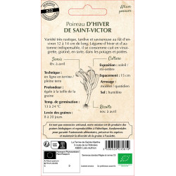 Poireau d'hiver de saint victor -sainte marthe de La Ferme de Sainte Marthe - Graines BIO dans Graines de Poireau