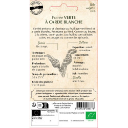 Poiree verte a carde blanche 2 bio -sainte marth de La Ferme de Sainte Marthe - Graines BIO dans Graines de Poiree