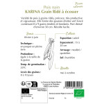 Pois nain grain ride karina bio - sainte marthe de La Ferme de Sainte Marthe - Graines BIO dans Graines de Pois