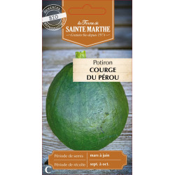 Potiron courge du perou bio -ferme sainte marthe de La Ferme de Sainte Marthe - Graines BIO dans Graines de Potiron - Citrouille