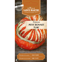 Potiron petit bonnet turc bio - sainte marthe de La Ferme de Sainte Marthe - Graines BIO dans Graines de Potiron - Citrouille