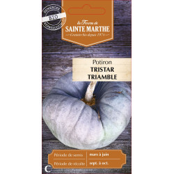 Potiron tristar (triamble) bio - sainte marthe de La Ferme de Sainte Marthe - Graines BIO dans Graines de Potiron - Citrouille
